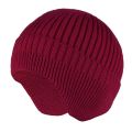 Solid Knitted Hat Winter Imitation Rabbit Fleece Hats for Men Warm Ear Caps Autumn Beanie Hat Men's Winter Cap.