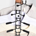 Clothes Hanger Organizer 5-in-1 Multi-layer Anti-slip Clothing Hanger for Space Saving Closet Organization Perfect for Shirts Dresses Sweaters Closet Storage Racks.