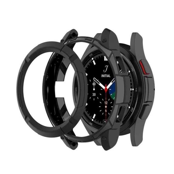 Soft TPU Full Edge Protector Frame Case for Samsung Galaxy Watch 4
