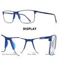 MERRYS DESIGN Men Reading Glasses Titanium Alloy Frame Anti Blue Light Blocking CR-39 Resin Aspheric Glasses Lenses S2170FLH.
