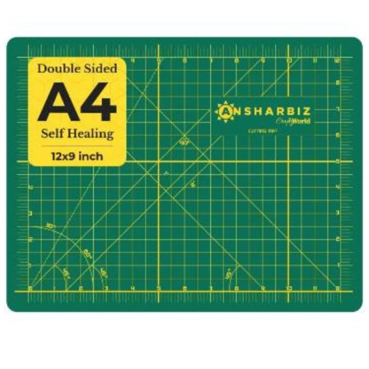 Cutting%20Mat%20Double-sided%20Non%20Slip%20Printed%20Grid%20Quality%20Cutting%20craft%20Board%20A3/A4%20-%20Image%202