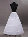 Women Crinoline Petticoat 3 Hoops Skirt Elastic Half Slip A Line Underskirt for Wedding Ball Gown Bridal Dress. 