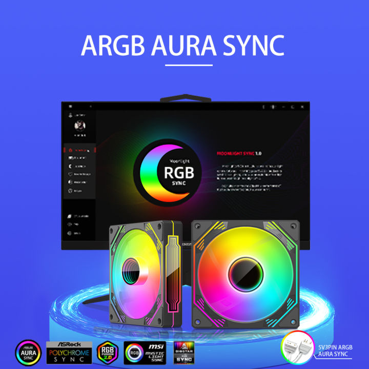 6-1pcs%20120mm%20Rgb%20Case%20Fan%20Addressable%20Multifaceted%20Infinity%20Mirror%20Argb%201800%20Rpm%205v%203pin%20Argb%2012v%204pin%20Pwm%20Pc%20Case%20Fan%20-%20Image%203