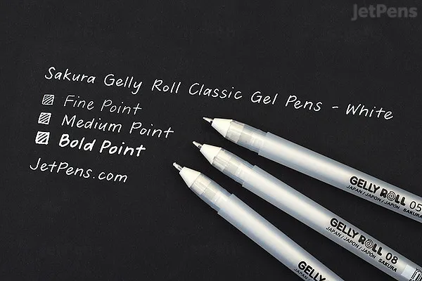 Sakura%20Gelly%20Roll%20white%20Gel%20Pens%20-%20set%20of%203%20pens%20-%20Assorted%20nib%20sizes%20-%20Image%205