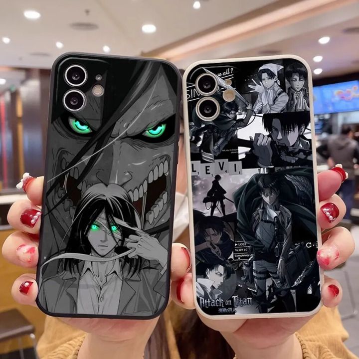 Anime Japanese Allen Attack on Titan Phone Case for IPhone 15 Pro