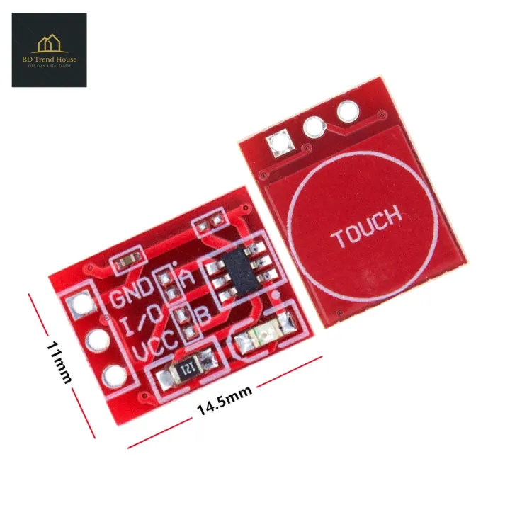 TTP223%20Red%20TTP223%20Touch%20Button%20Module%20Capacitor%20Type%20Single%20Channel%20Self%20Locking%20Touch%20Switch%20Sensor%20Pack%20of%20-2%20Pcs%20-%20Image%202