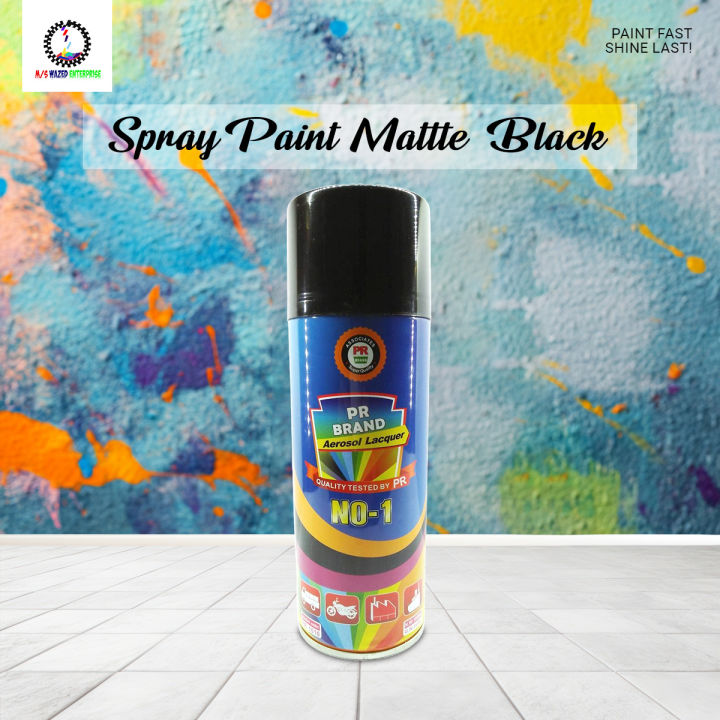 Spray Paint Mat Black - Achieve a Clean and Stylish Finish with This Easy - to-Use Mat - Ideal for Art and DIY Projects