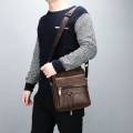 Jeep PU Leather Messenger shoulder Bag For Men - Bag.