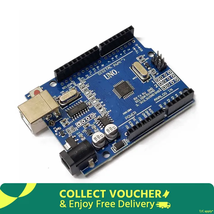 Arduino UNO r3 SMD Ch340 Version with USB Cable