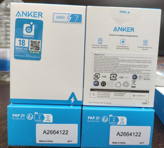 Anker Nano II 45W USB C Charger Adapter