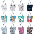 Fashion Tote Customized Cartoon Dentist Nurse Shoulder Bag Eco Reusable Shopping Bag Ladies Handbags for Women Casual Portable.