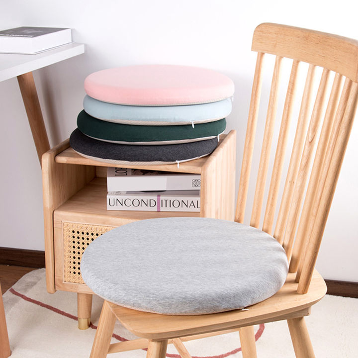 GC Round Memory Foam Chair Cushion, Circle Bar Stool Pad With Anti-slip Rubber Back, Round Chair Pads For Home Dinning Chair Office Chair Car Seat