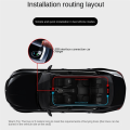 Car LED Screen Signage Flexible Display Scrolling Information Advertising Light Board Rear Window Animation Panel,A Parts Accessories.