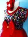 Summer Kid Baby Girls Floral Long  Wedding Party Dresses and birthday Dresses. 