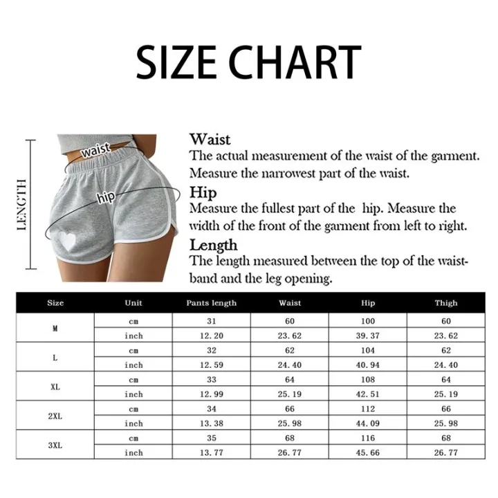 Heart%20Printing%20Shorts%20Women%20Summer%20Sports%20Shorts%20Casual%20Elastic%20Waist%20Hot%20Pants%20For%20Fitness%20Running%20Solid%20Pajama%20Pants%20Homewear%20-%20Image%206