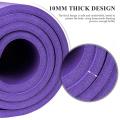 Goglor 10mm Extra Thick Yoga Mat Premium Anti-slip Sports Gym Exercise Mat. 