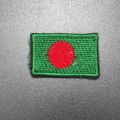 Bangladesh Flag Embroidered Patches for Clothes Backpacks 1 PCS T-Shirt Jeans Skirt Hat Bag Patch Sticker Flag Country Military Tactical Embroidery.