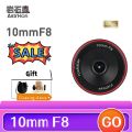 Astrhori RockStar 10mm F8 FishEye Lens Fixed Focus Ultra wide angle Micro for Sony E Fuji X M4/3 Canon Eos M Nikon Z Mount.