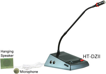 HTDZ HT-DZII Two-Way Talk-Back System Intercom Counter Microphone -01 Set Grey Color