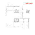 20Pcs Ethernet Hub Port RJ45 Anti Dust Cover Cap Protector Plug For Female Jack Conbo.