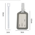 Cute Luggage Tag Plastic Baggage Tags Women Men Boarding Shipping Suitcase ID. 