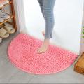 40X60cm Soft Carpet Slip-resistant Bathing Room Rug Floor Door Mat Dirt Barrier Semi Circle Floor Door Cushion Mat Rug. 