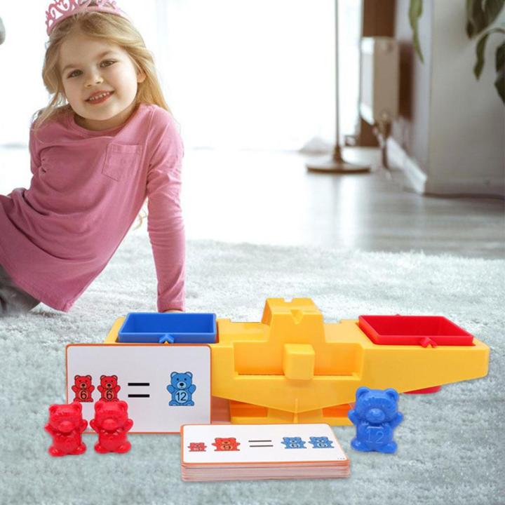 Weight Balance Kindergarten Learning Numbers Math STEM Toys
