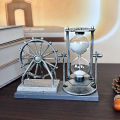 【Upgrade Your Style】 Creative Student Gift Retro Ferris Wheel Quicksand HourOrnaments Crafts Layor.