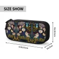 Cute Horror Halloween Movie Coraline Pencil Cases for Boy Girl Large Storage Pencil Box Stationery. 