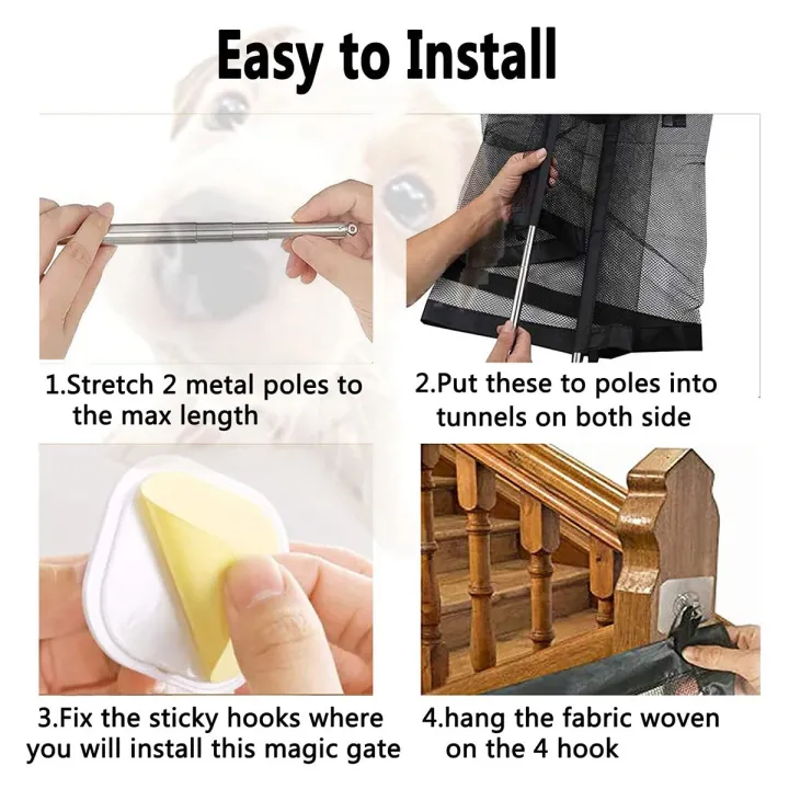 Pet%20Safety%20Guard%20Mesh%20Dog%20Gate,Pet%20Gate%20Gate%20for%20-%20Image%207