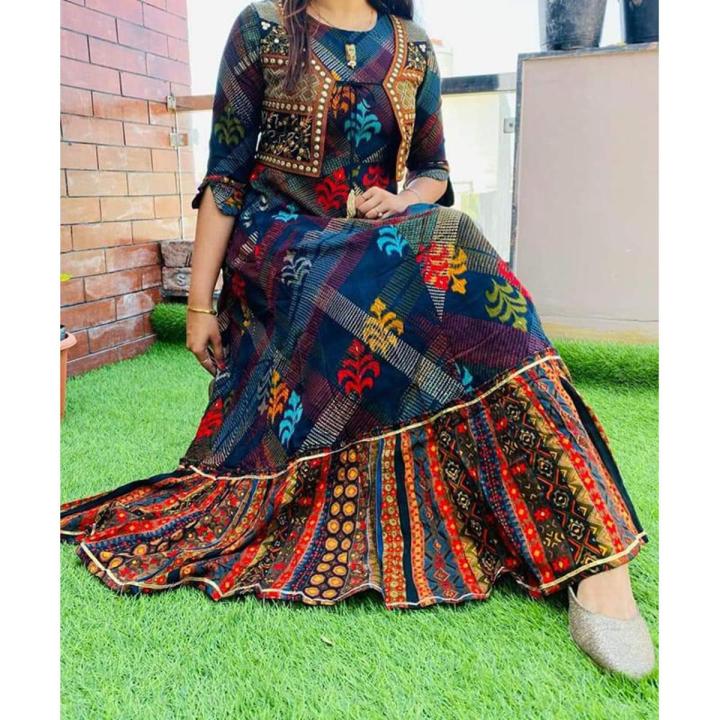 Latest Grown 1piece long kurti different koti, Gown long kurti For