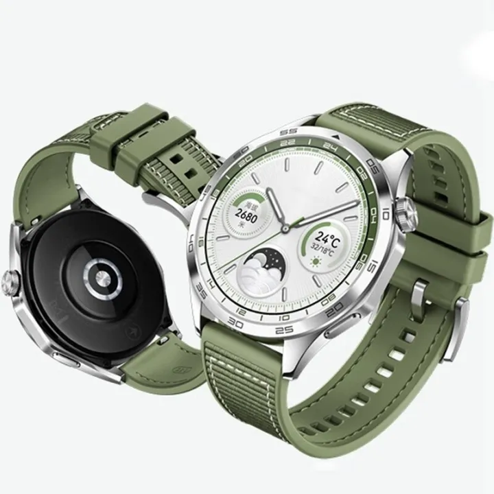 22mm%20Nylon%20Strap%20For%20Huawei%20Watch%20GT%204%2046MM%20Official%20Sports%20Silicone%20Wristband%20Bracelet%20Huawei%20Watch%20GT4%20Smart%20Watch%20Accessories%20-%20Image%204