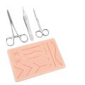 Suture Practice Kit for Medical and Vet Students, Startup Suture Kit Including Silicone Pad with Durable Mesh, Suturing Tools, for Suture Curriculum Practice (Education Use Only).