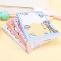 80Pcs/Book Cartoon Paper Sticky Notes Creative Notepad Memo Pads Office School Stationery Adhesive Stickers for Students.