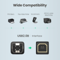 Ugreen USB Printer Cable USB Type B Male to A Male USB 3.0 2.0 Cable for Canon Epson HP ZJiang Label Printer DAC USB Printer. 