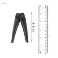 Figure Doll Trouser 1/12 Scale Soldier PU Leather Pant for 6'' Action Figure. 