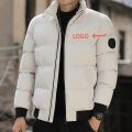 2023 Logo Custom New Winter Jackets and Coats Cotton Outerwear Clothing Jacket Men's Windbreaker Thick Warm Male Parkas. 