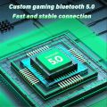 G11 TWS Stereo Bass Earbuds Gamer Touch Control Bluetooth Earphones Gaming Headsets Low Latency Wireless Headphones with Mic Waterproof.