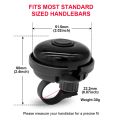 Bicycle Cycling Bell Ring Mountain Road Bike Plastic Warning Safety Alarm Bicycle Handlebar Alarm Ring Bell Bicycle Accessories. 
