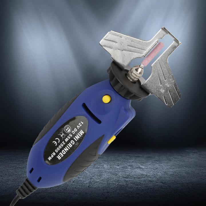 12V Electric Handheld Chainsaw Sharpener Mini Chain Saw Grinder Outdoor ...