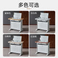 Flip Computer Desk Semi-Embedded Hidden Desk Army Electric Classroom Training Desk School Classroom Data Center Student Desk. 