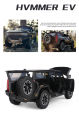1:24 for Hummer EV SUV Off-Road Alloy Car Die Cast Toy Car Model Sound and Light Children's. 