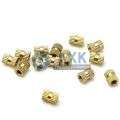 100pcs/50pcs/20pcs m1.4 M2 M2.5 M3 M4 M5 M6 M8 Braas insert nut Injection Molding Brass Knurled Thread Inserts Nuts.