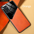 【3C VictoryEagle】Lereach for realme case leather car magnetic silicone frame.
