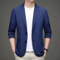 Sun Protection Clothing Men 2023 New Ice Silk Lightweight Spring and Summer Thin Mens Blazer Jacket Smart Casual Male Suit Coat.