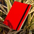 Daily Journal Red Notebook with Elastic Band. 