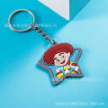 Disney Cartoon Pixar Car Keychain Lightning McQueen Key Pendants Car Bag Ring Holder Charms Birthday Gift.