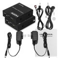 HXSJ HW-YD120 HDMI Extender over TCP IP FUll HD 1080P via UTP STP Cat5/5e/Cat6 by Rj45 120M HDMI Transmitter Receiver HDMI splitter.