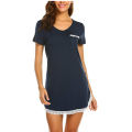 ledis maternity dress sleepwear set adult women ladies black korean girls night dress plus size asian nightwear.