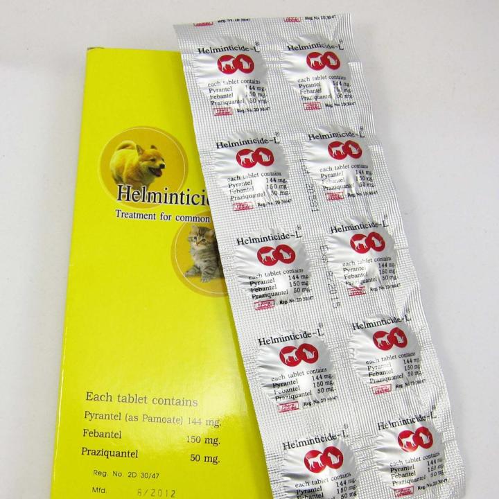 Helminticide-L tablets (10 tablets) Exp. FEB/2025